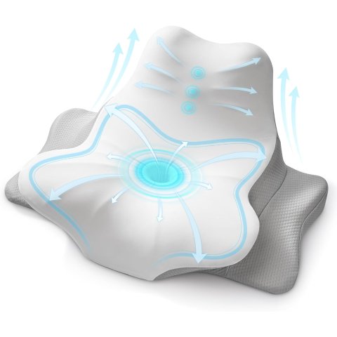 Careboda 人体工学枕 双芯设计缓解颈痛