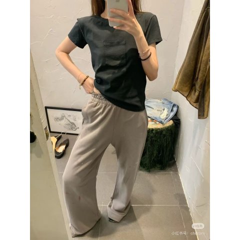 Heavy 棉质T恤 黑色