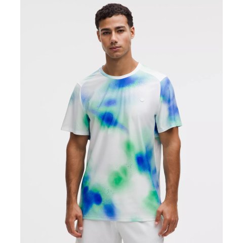 男子透气网球短袖T恤