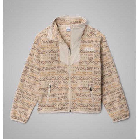 Columbia少量存货！费尔岛款Sequoia Grove 儿童印花抓绒外套