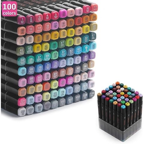 Alcohol 双头马克笔 100色