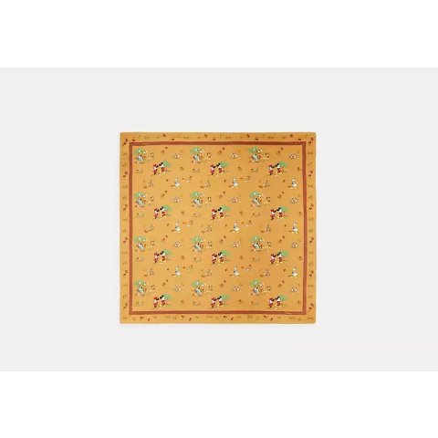 Coach 米奇丝巾 方形