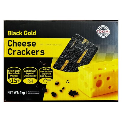 Tokimi 黑金芝士薄脆饼干 1000g