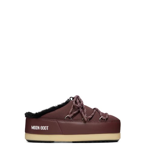 EVX 酒红尼龙穆勒鞋