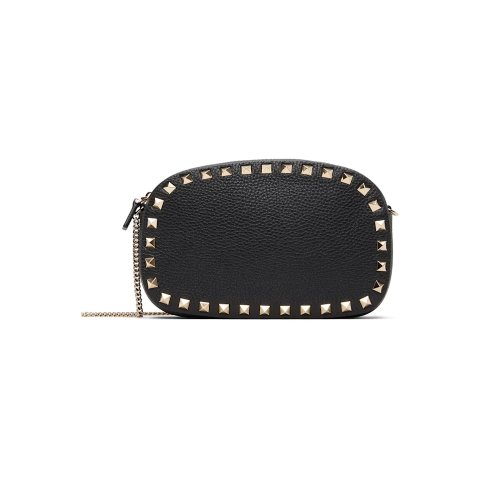 Valentino GaravaniBlack Mini Rockstud 单肩包