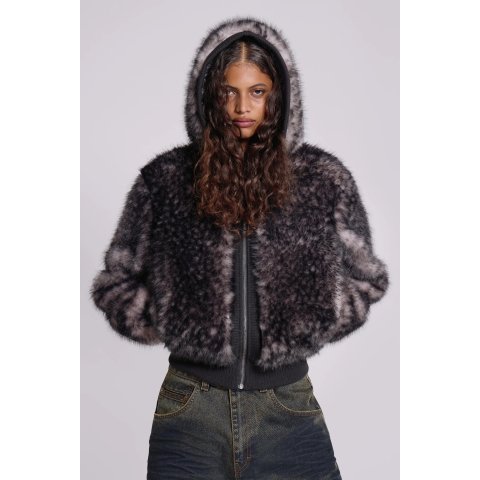 Biome 仿皮草夹克