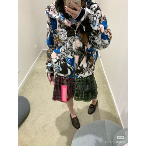 波嘻风~chopova lowena 抓绒外套 彩色