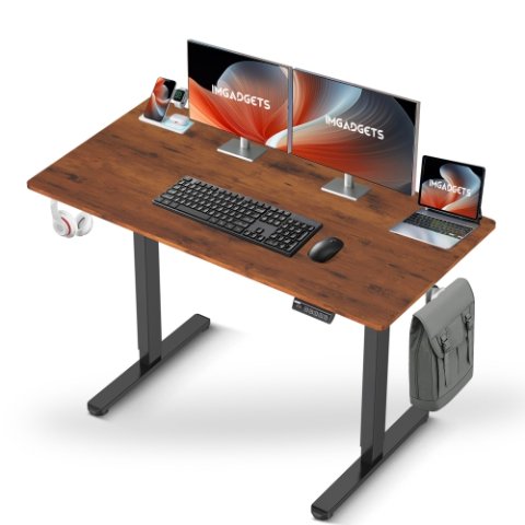 IMGadgets 电动升降桌 | 47 英寸 x 24 英寸