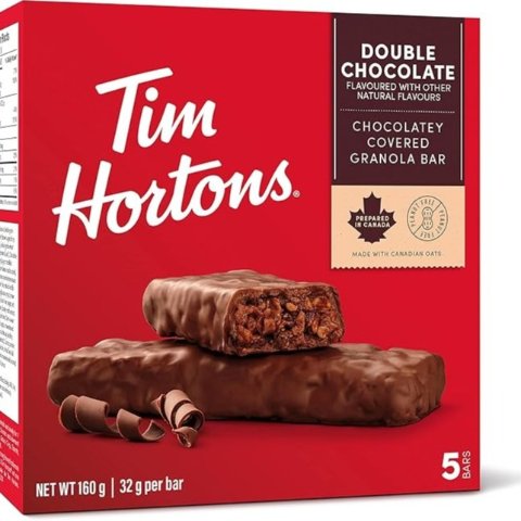 Tim Hortons 双倍巧克力燕麦能量棒