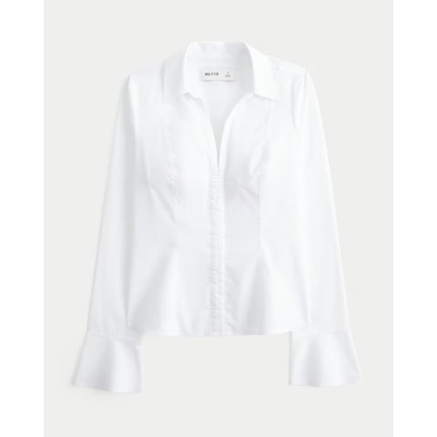 Bell 长袖衬衫 棉质