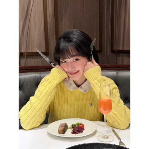 Polo Ralph Lauren小鸡黄好明媚！！Yellow 针织棉毛衣