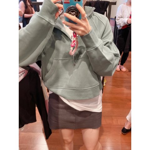 Lululemon Scuba 半拉链连帽衫 宽松款