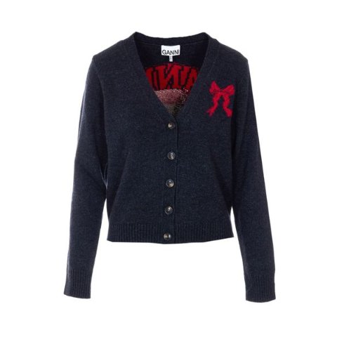 GanniV-Neck 针织开衫 女士