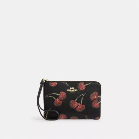 Corner Zip 樱桃手腕包