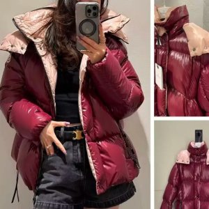 Moncler加拿大官$3085Moncler Parana连帽短款羽绒服