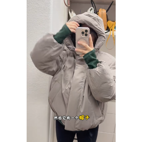 Lululemon600df充绒Bubble-Hem 羽绒服 600蓬松度