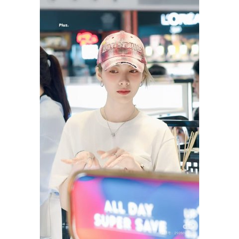 Pink 复古棒球帽