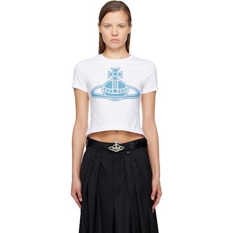 Vivienne WestwoodWhite Paris Orb Mini T恤 白色 S码