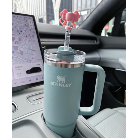 Stanley貌美的海绿Quencher H2.0 吸管杯 20盎司 海沫色