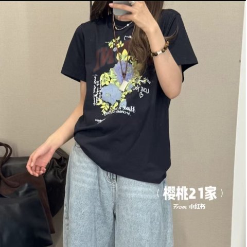 Black Rose T恤 黑色款