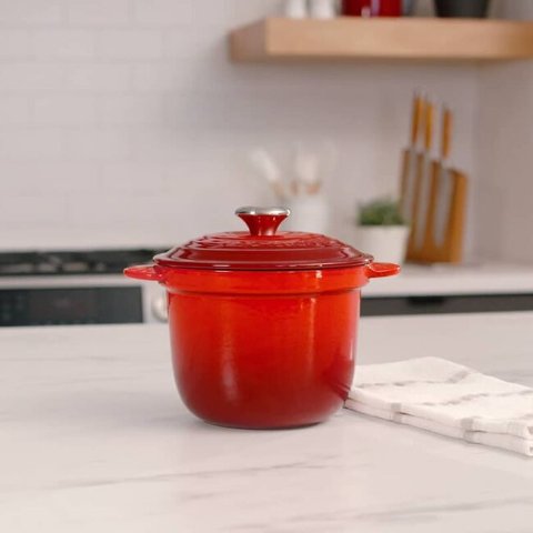 Le Creuset米饭也来沾沾喜Rice Pot 不锈钢电饭煲 5L