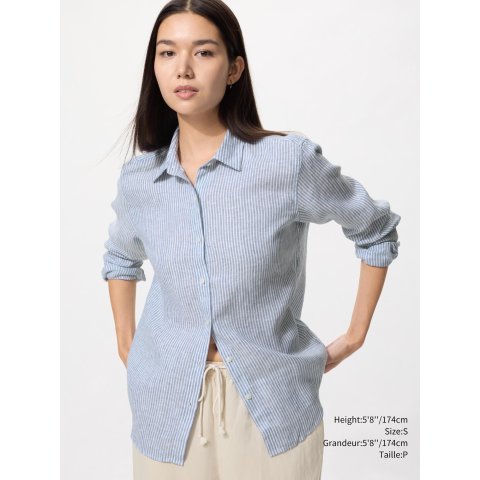 Premium 麻质衬衫