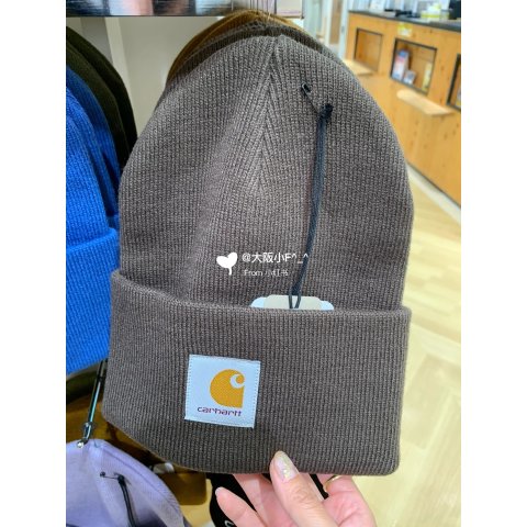 Carhartt WIP Logo 贴标针织帽