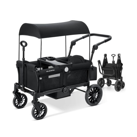 ELEMARA 折叠婴儿全地形Wagon推车 可拆顶棚