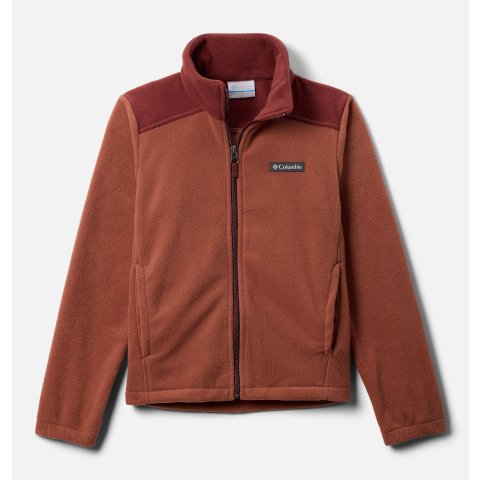 Columbia柿子红~看着都喜庆Castle Dale 男童抓绒外套