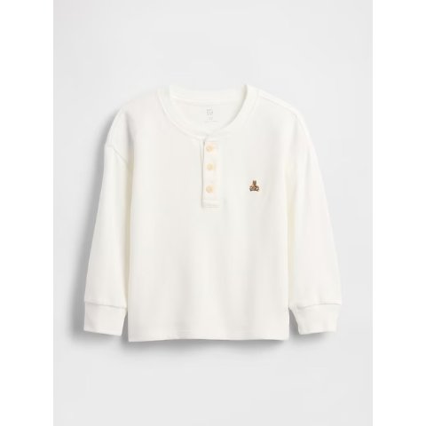 儿童亨利式长袖衫