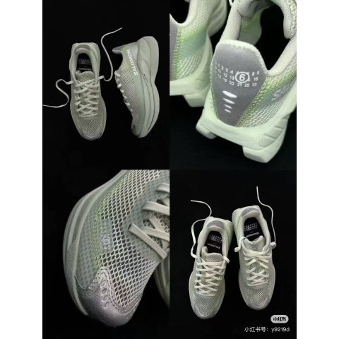 MM6 MAISON MARGIELA薄荷绿视觉降温！Salomon Spectur 2 绿色运动鞋