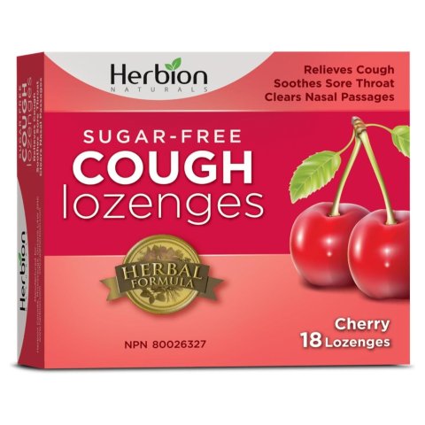 Herbion Naturals 止咳糖 樱桃味 18片