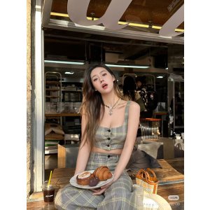 MarniBrown 格纹背心 女款