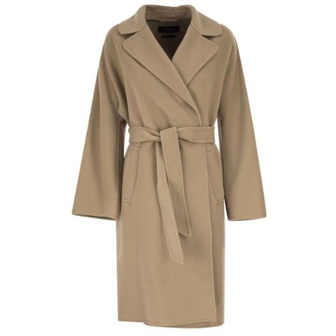 Civada 绗缝大衣 腰带款