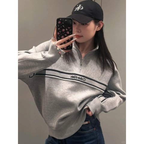 拉链卫衣休闲款