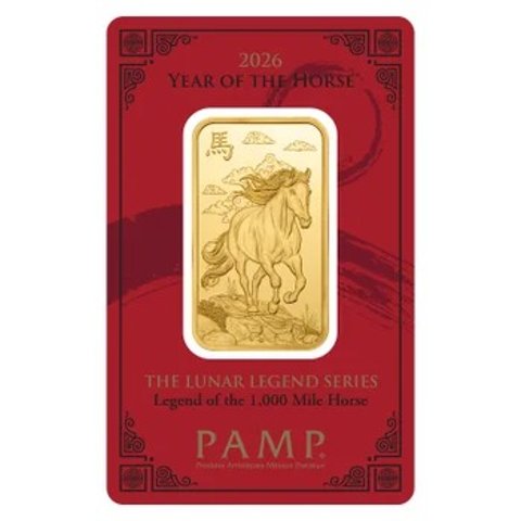 PAMP 马年金币条 1盎司