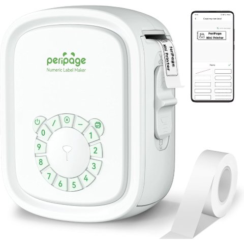 PeriPage P10Pro 蓝牙标签打印机 带数字键盘