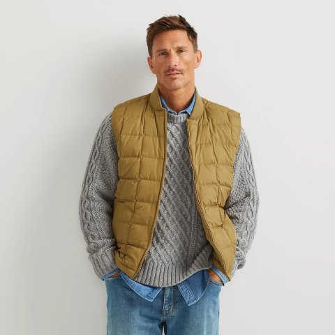 Shaw 男士羽绒马甲