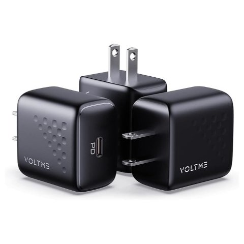 VOLTME 20W USB-C PD 快充充电头 3只装