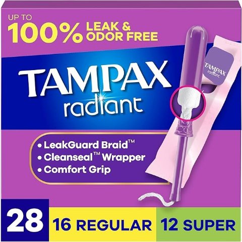 Tampax Radiant 卫生棉条 28支