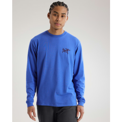 Kragg SL棉质拼贴圆领衫男