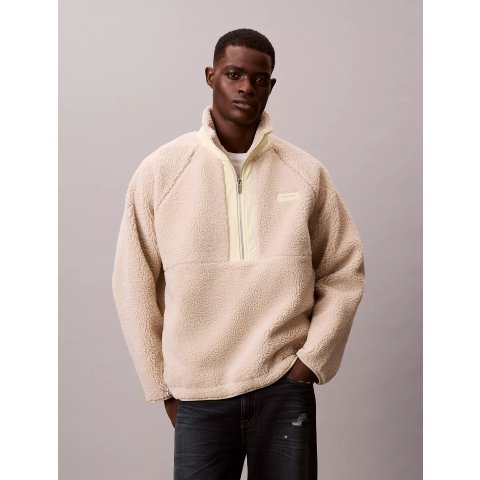 拉链羊羔绒卫衣