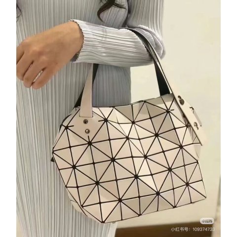 Bao Bao Issey Miyake黄色波士顿手提包