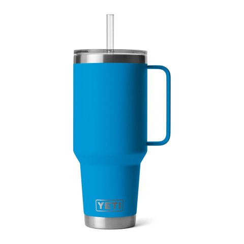 YETI Rambler 吸管杯 42盎司 蓝色