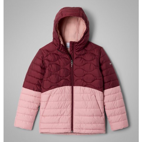 Columbia豆沙红太适合过年啦 粉嫩的Humphrey Hills II 女童羽绒服