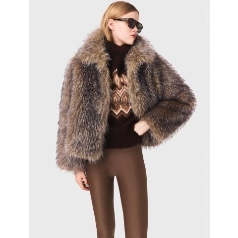 Short 仿皮草短款外套