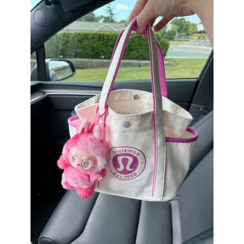 Lululemon特别可爱日用多口袋迷你帆布手提包 6.5L