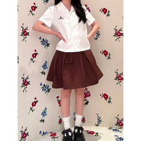 Logo 棉质衬衫 白色