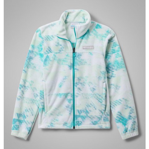 Columbia少见的薄荷绿 仅剩xlDale印花抓绒夹克