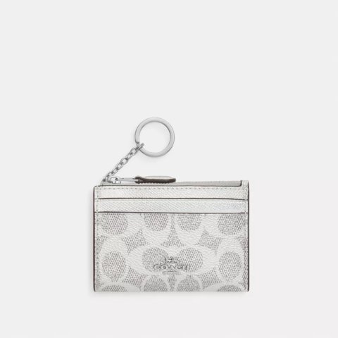 Coach Mini Skinny 卡包 帆布